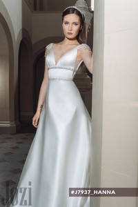 Свадебное платье  Ханна А-силуэт, Атласные